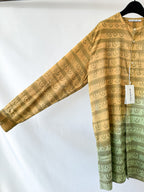 Acne Studio Peace Patterned Shirt In Green