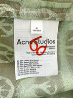 Acne Studio Peace Patterned Shirt In Green