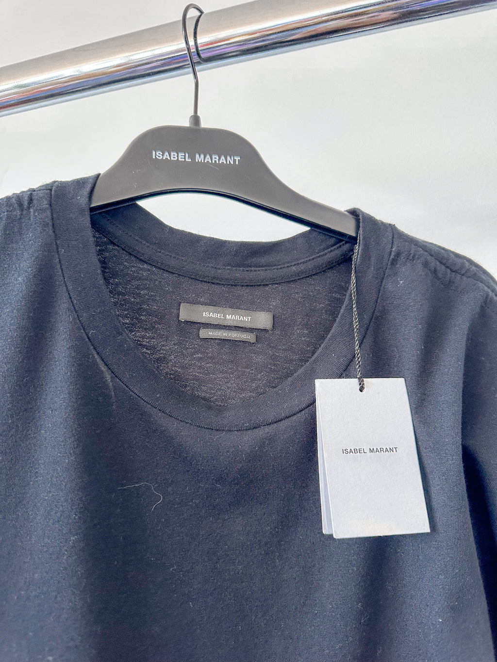 Robe t-shirt mini Zarko noire Isabel Marant