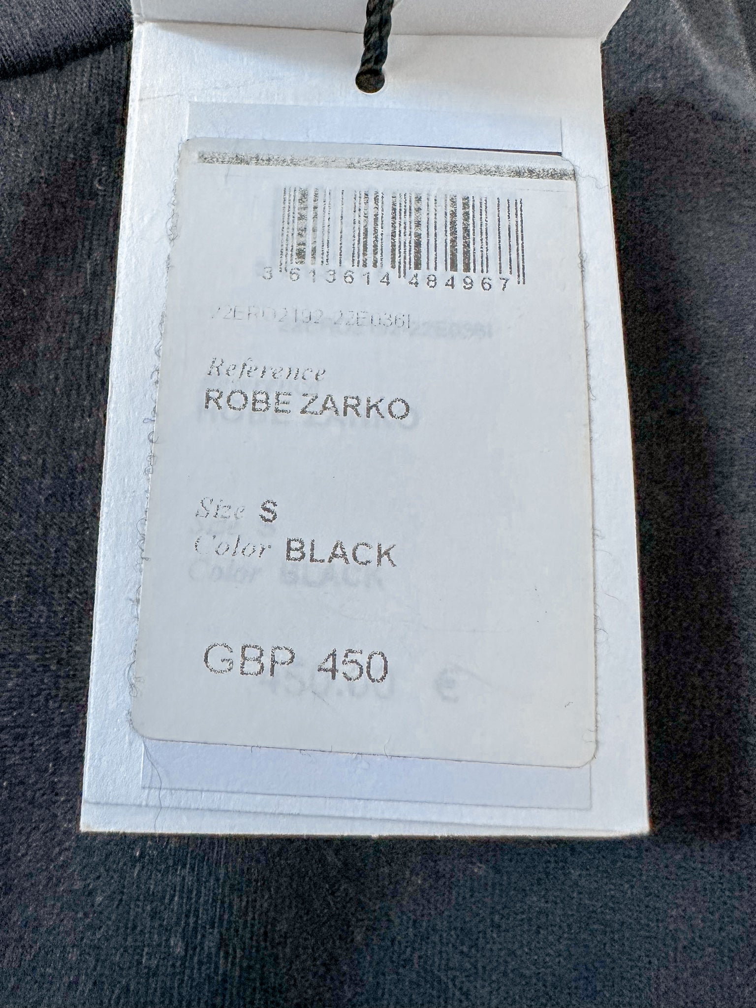 Robe t-shirt mini Zarko noire Isabel Marant