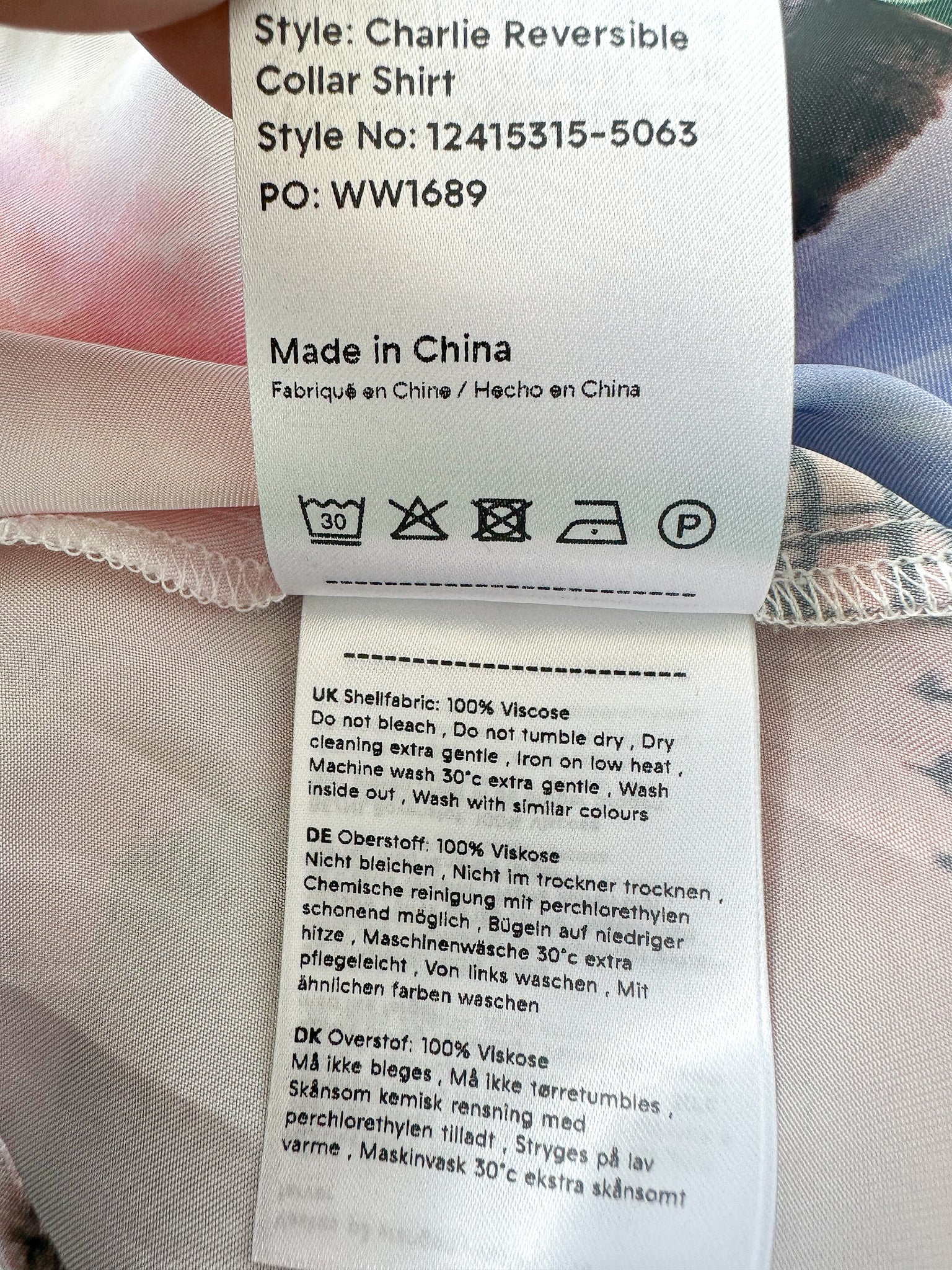 Wood Wood Charlie Reversible Collar Shirt