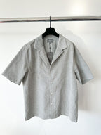 Private White V.C Needle Cord Camp Shirt In Grey