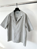 Private White V.C Needle Cord Camp Shirt In Grey