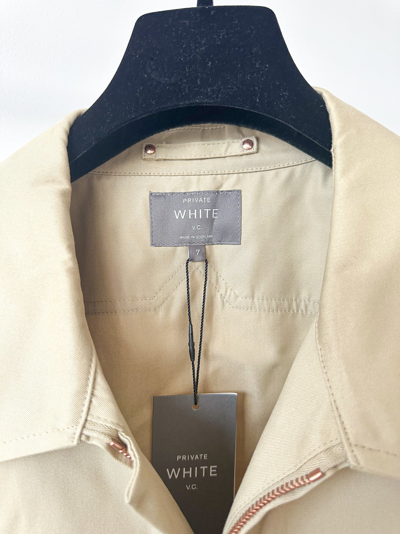 Private White V.C Sand Over Shirt Jacket