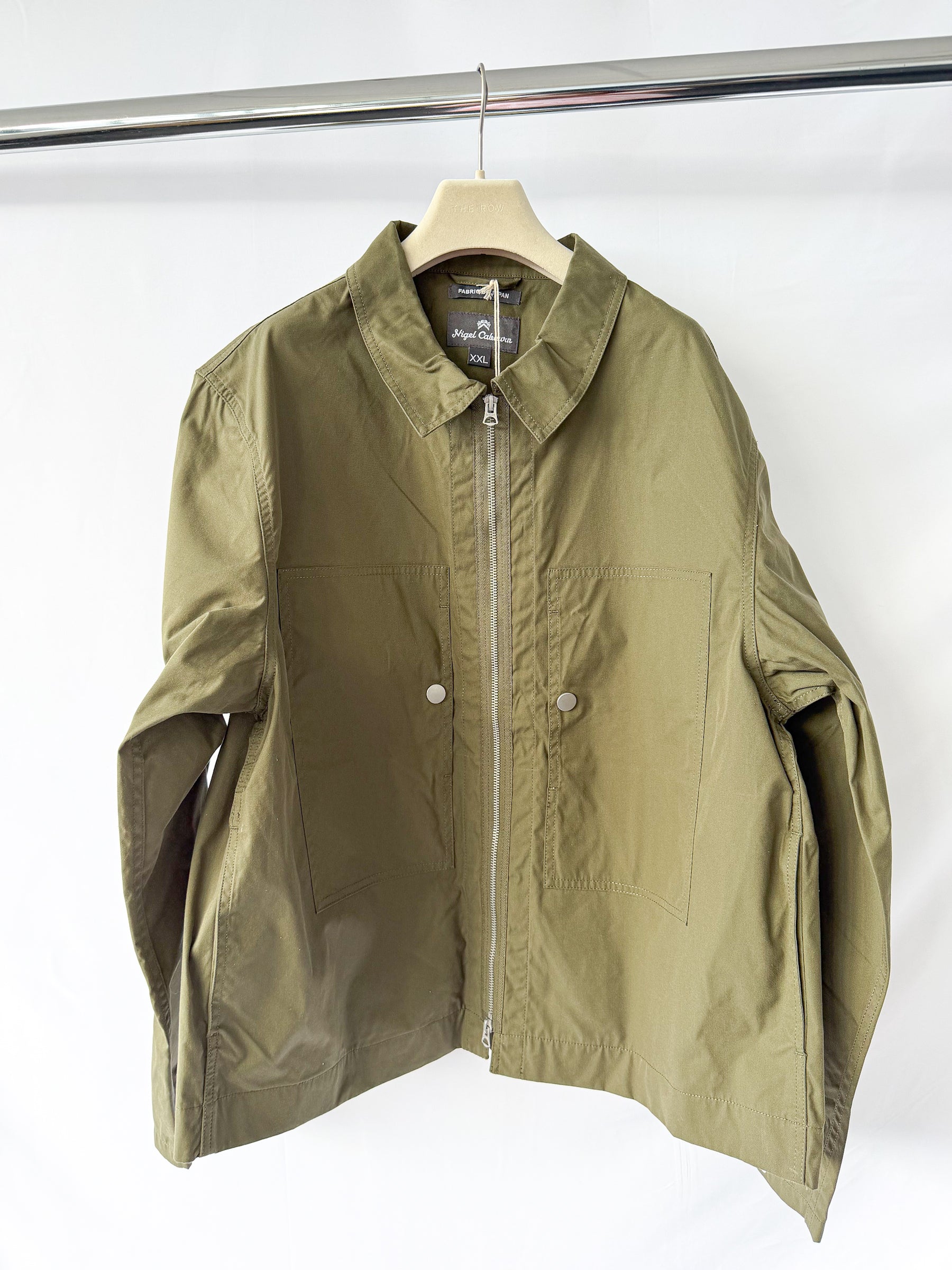 Nigel Cabourn S-1 USMC Shirt Jacket In Green Cotton Nylon – House