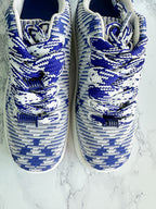 Burberry Check Knit Box Sneakers Blue