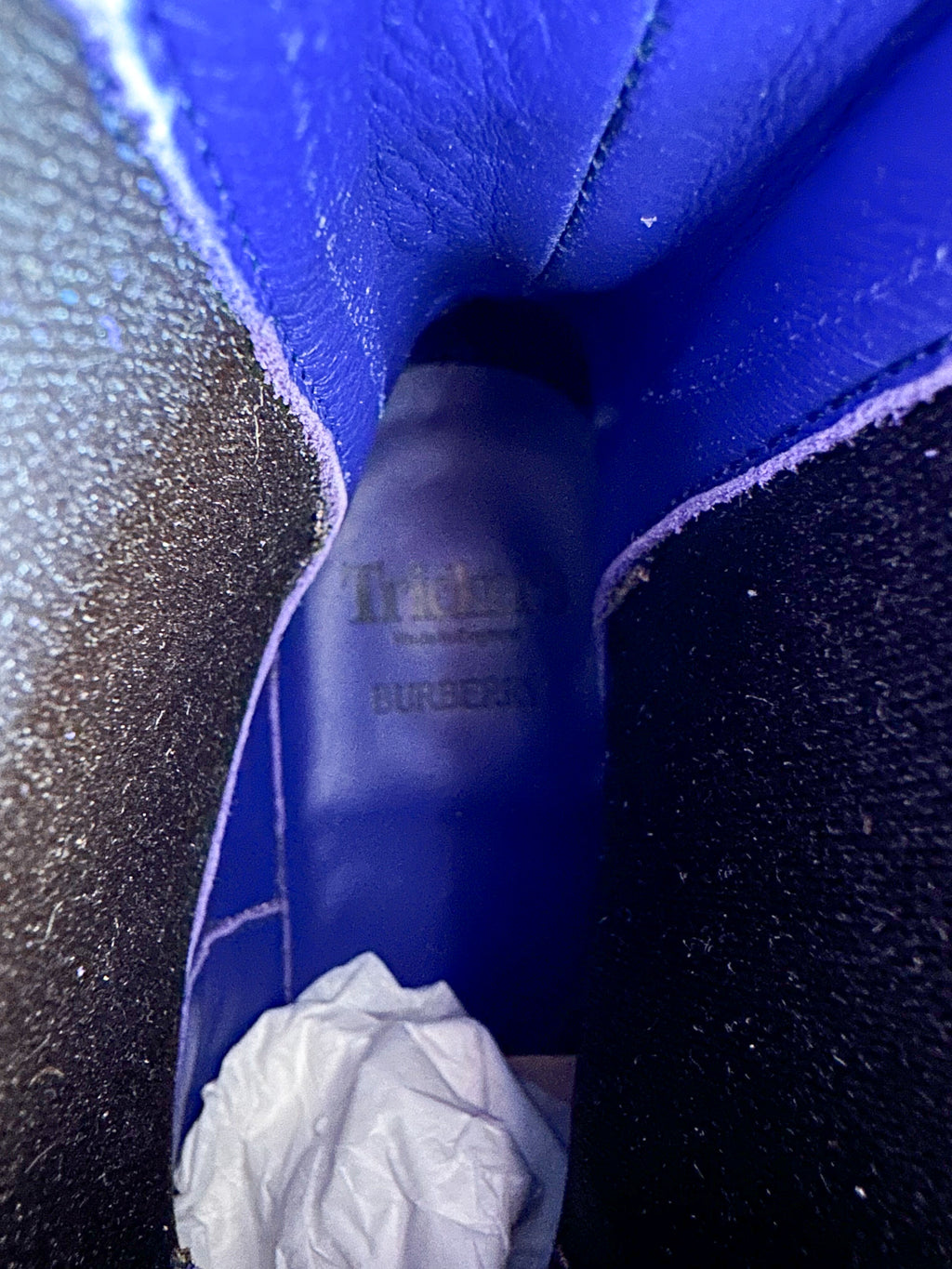 Burberry X Tricker’s Suede Dee High Chelsea Boots Brown