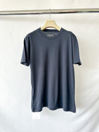 Private White V.C Merino Wool Manchester Tee Shirt In Navy