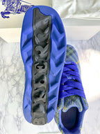 Burberry Check Knit Box Chucky Sneakers Blue