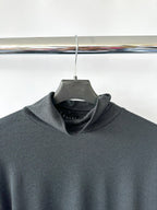 Private White V.C Merino Wool Jumper Dark Grey Polo Neck