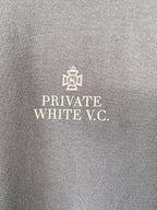 Private White V.C Black Logo Tee Shirt