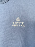 Private White V.C Navy Logo Tee Shirt