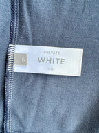 Private White V.C Navy Logo Tee Shirt