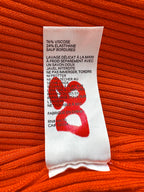 Zimmermann Lovestruck Red Body Ribbed Knit Tank Top