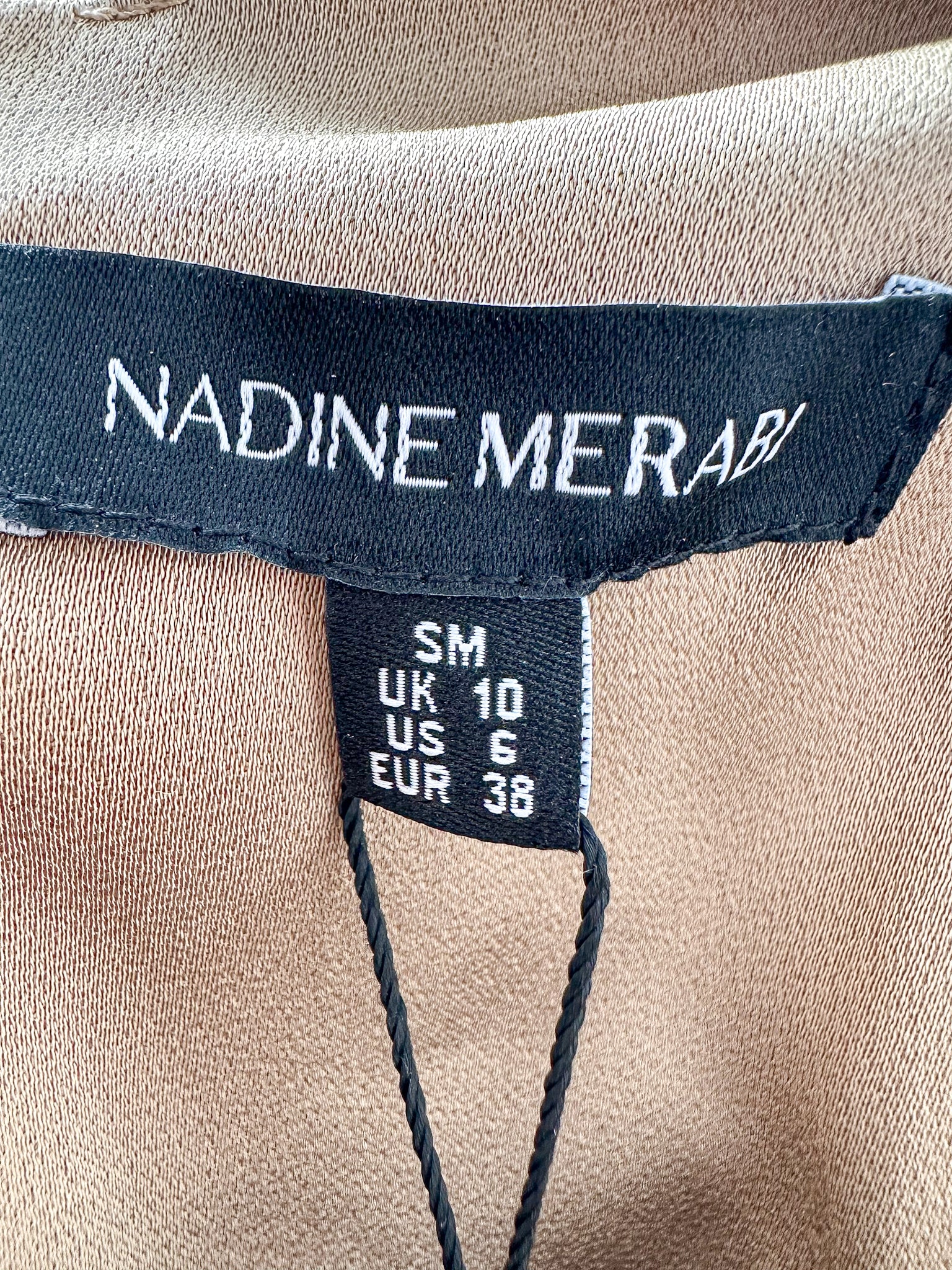 Nadine Merabi Gold Karlie 3D Gold Sequinned Mini Dress