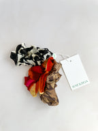 Rat and Boa Bestseller Valentina Print Scrunchies Set of 3