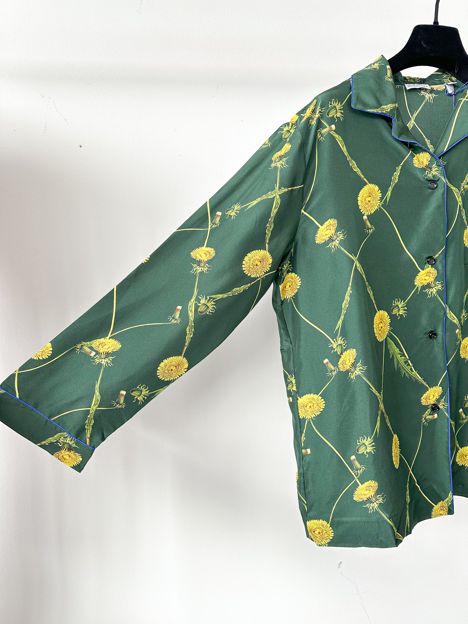 Burberry Dandelion Print Silk Pyjama Shirt