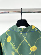 Burberry Dandelion Print Silk Pyjama Shirt
