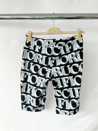 Napapijri X Fiorucci Allover Logo Print Biker Shorts