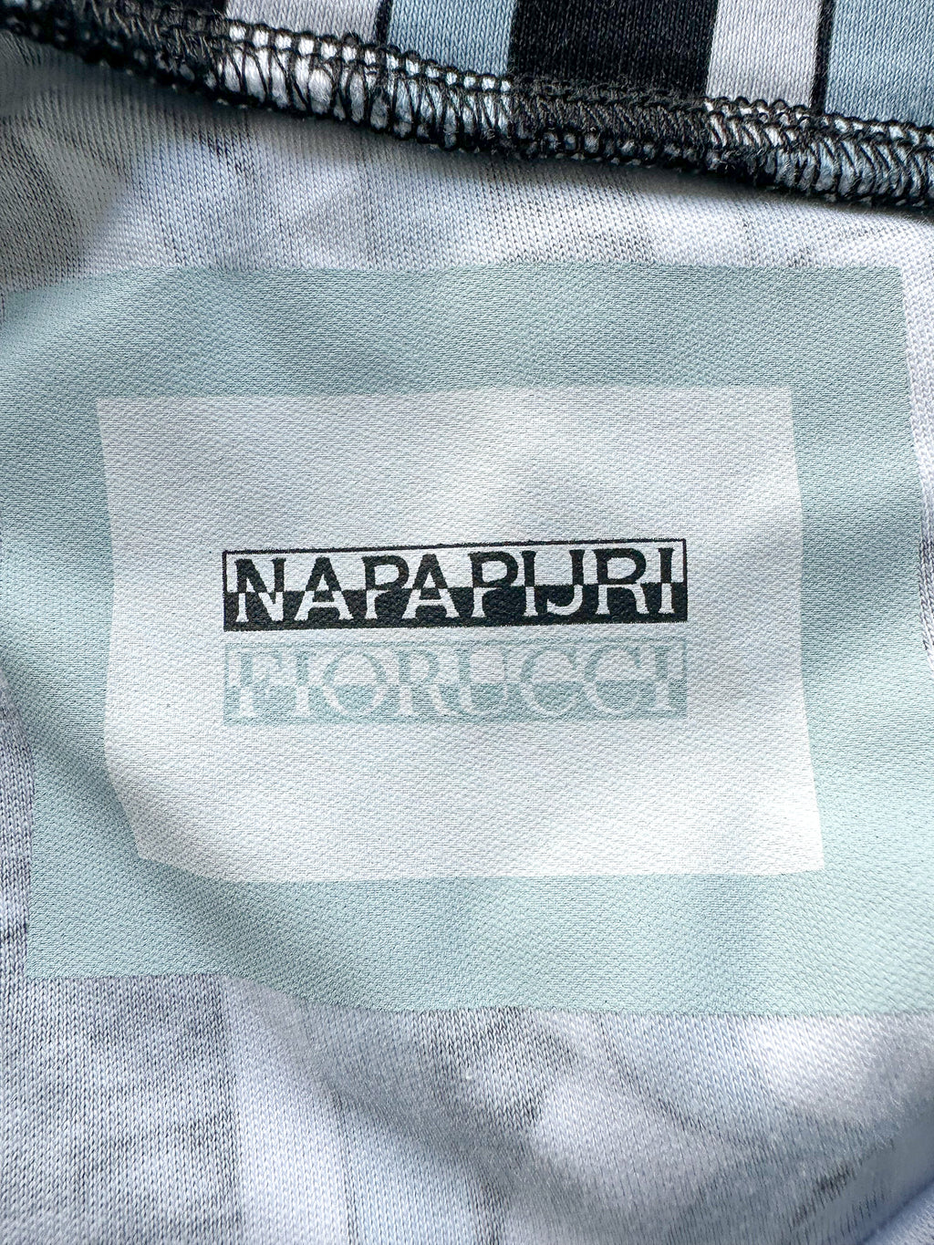 Napapijri X Fiorucci Allover Logo Print Biker Shorts