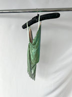 Poster Girl Green Metal Mash Backless Chainmail Bambi Top