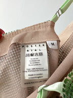 Poster Girl Green Metal Mash Backless Chainmail Bambi Top