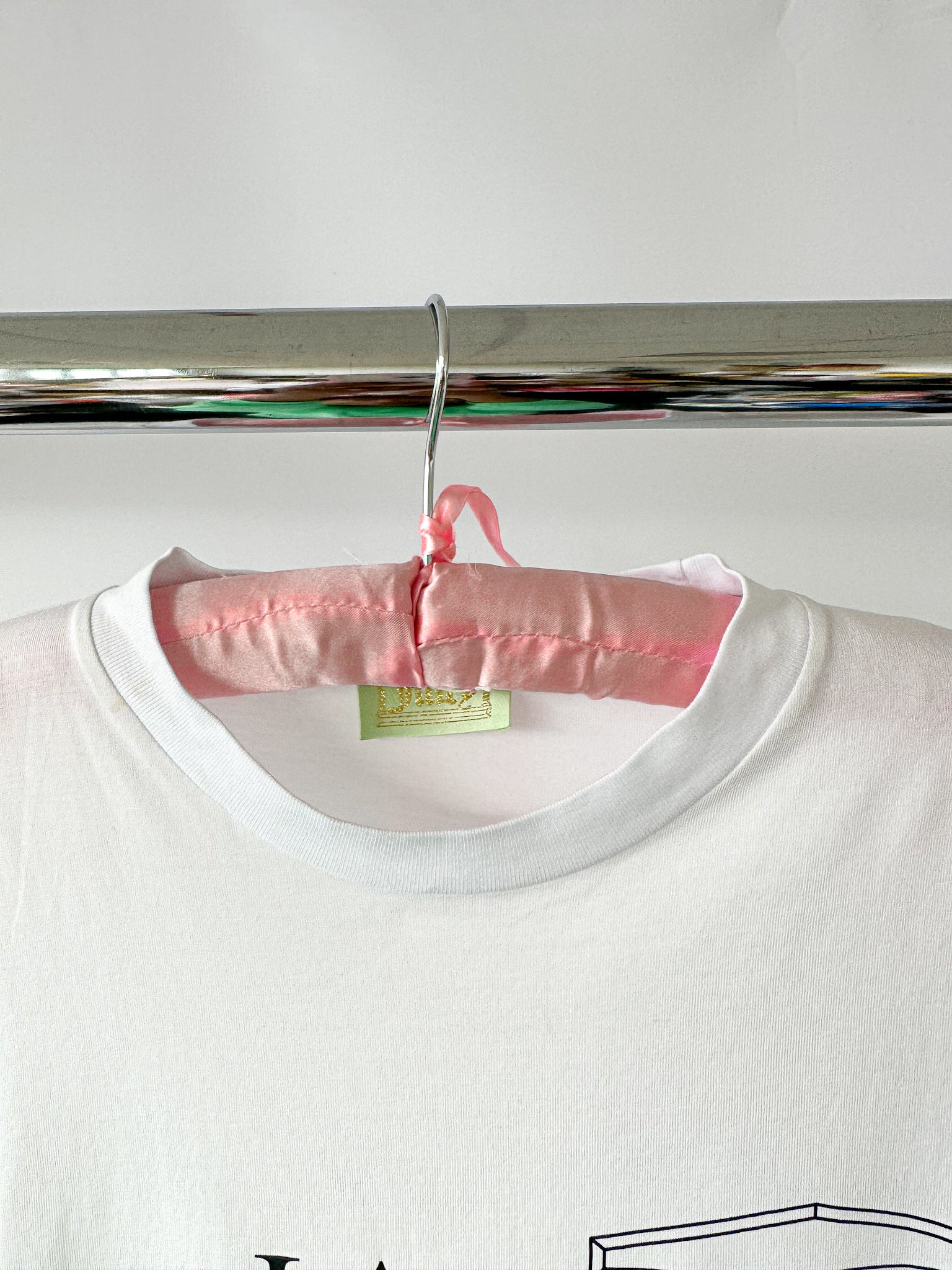 Aries x Juicy Couture Temple Juicy Logo Front White Tee T-Shirt