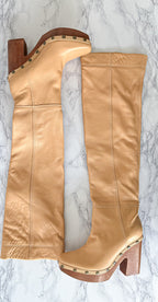 Jacquemus Les Bottes Sabots Knee High Clog Boots 100mm (EU 37)