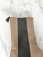 LEGRES Brown Leather Chelsea Boots