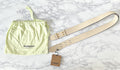 Burberry The Medium Belt Bag Grainy Leather Belt Neutral White
