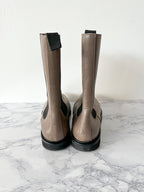 LEGRES Brown Leather Chelsea Boots