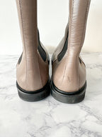 LEGRES Brown Leather Chelsea Boots