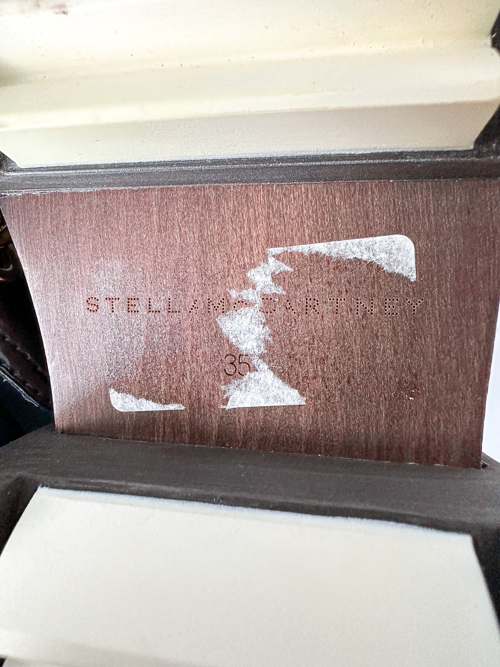 STELLA MCCARTNEY Black Emilie Chain-Strap Faux-Leather Platform Loafers (EU 35)