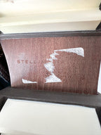 STELLA MCCARTNEY Black Emilie Chain-Strap Faux-Leather Platform Loafers (EU 35)