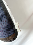 Drake's Buffalo Check Wool Blend Bouclé Vest Gilet In Red Black