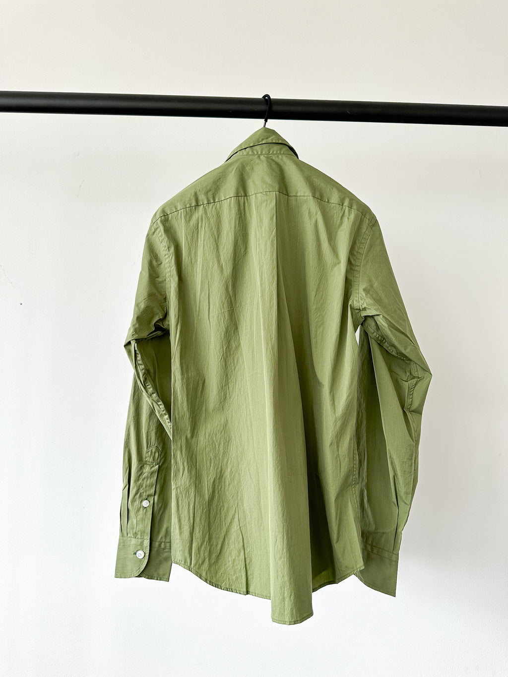 Drake's Green Double Pocket Button-Up Shirt - House Of Huntington