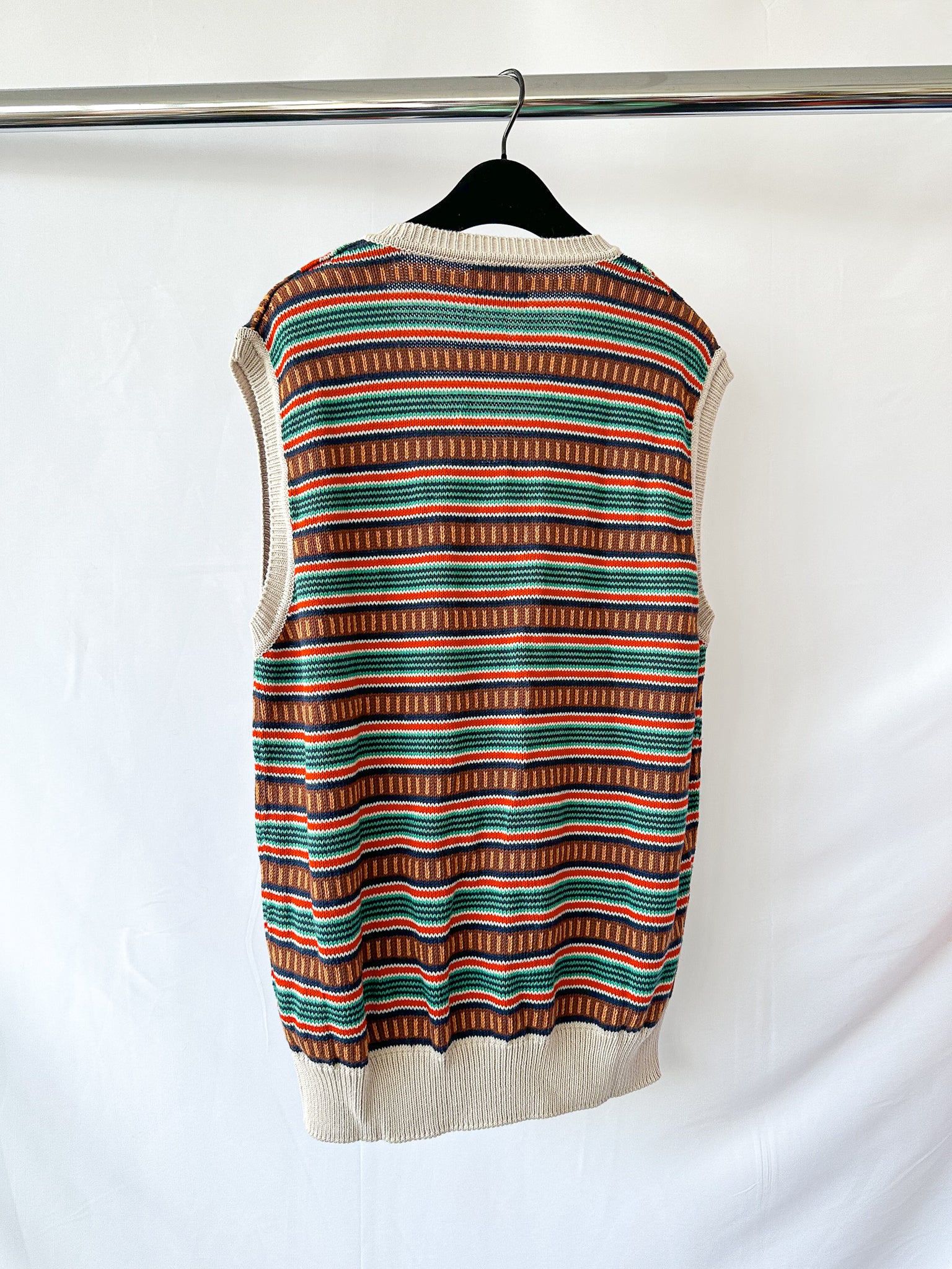 Drake's Western Cowboy Strickweste aus Wolle