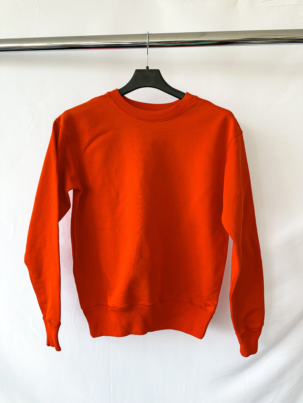 Drake's Red Heavy Weight Cotton Sweatshirt