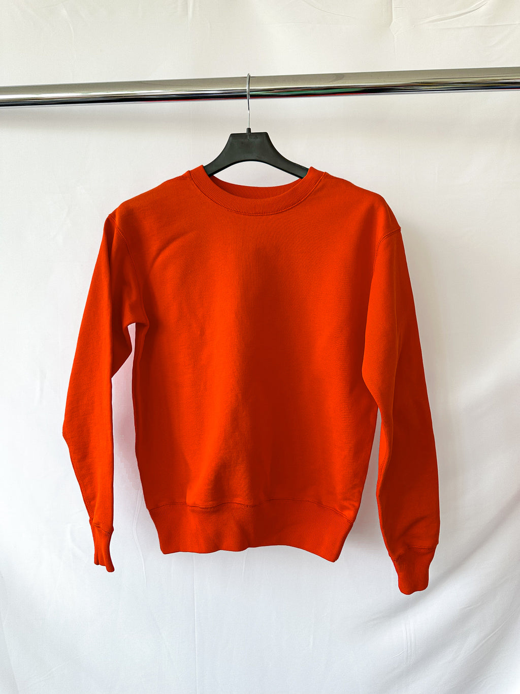 Drake's Red Heavy Weight Cotton Sweatshirt