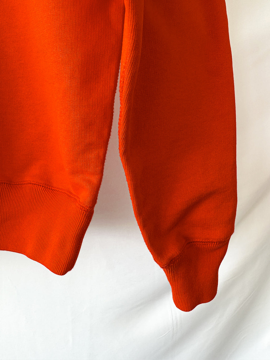 Drake's Red Heavy Weight Cotton Sweatshirt