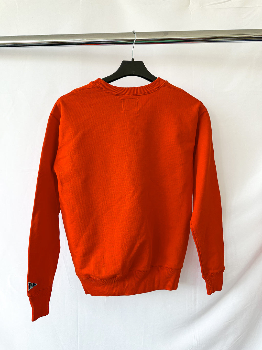 Drake's Red Heavy Weight Cotton Sweatshirt