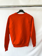 Drake's Red Heavy Weight Cotton Sweatshirt
