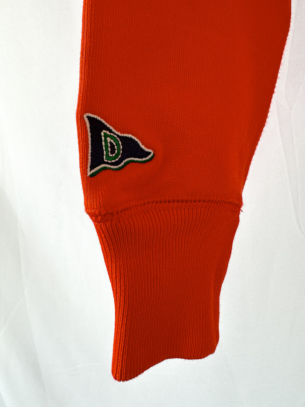 Drake's Red Heavy Weight Cotton Sweatshirt