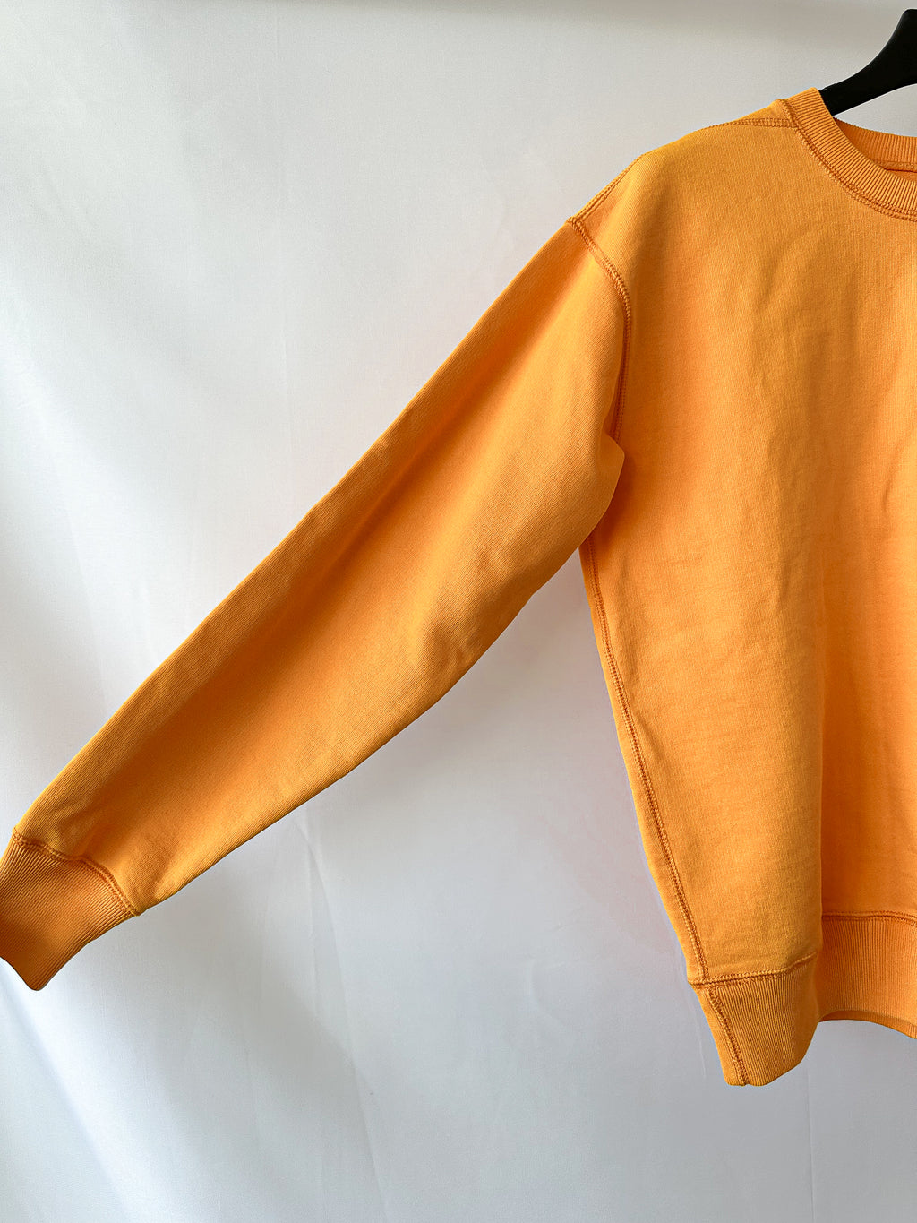 Drake's Mustard Heavy Weight Cotton Sweatshirt