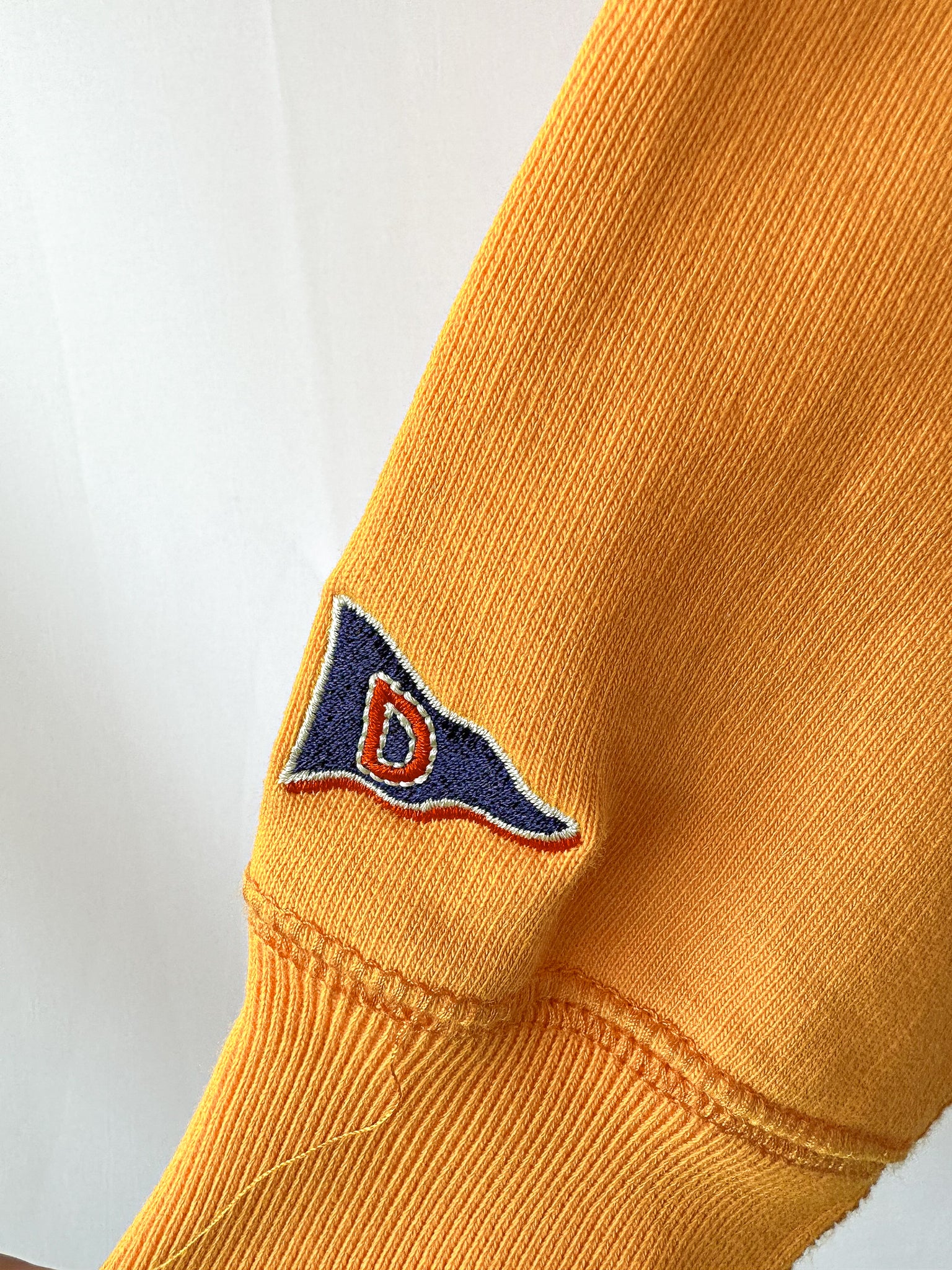 Drake's Mustard Heavy Weight Cotton Sweatshirt