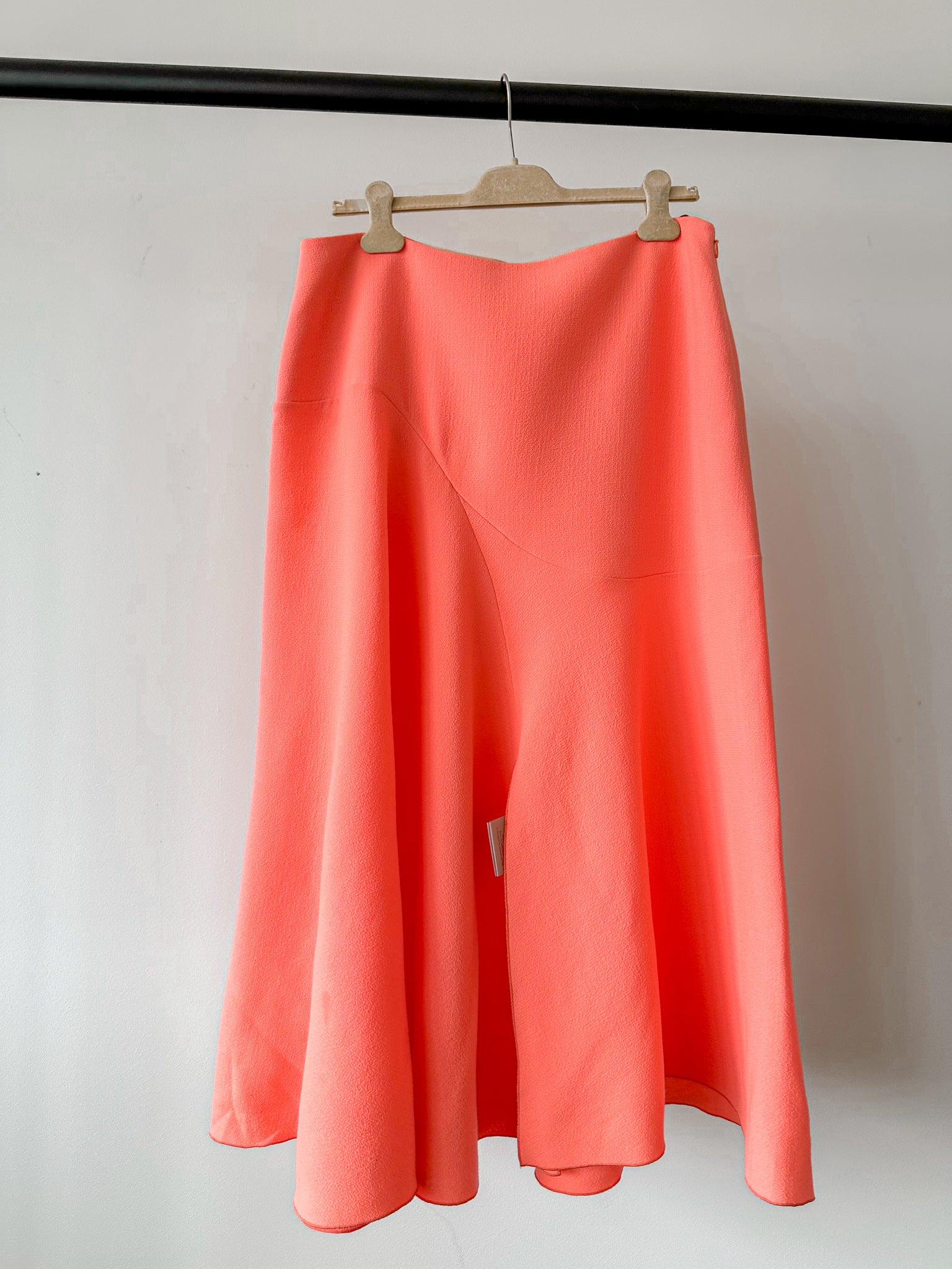 ROKSANDA Coral Adelaide Wool Crêpe Midi Skirt - House Of Huntington