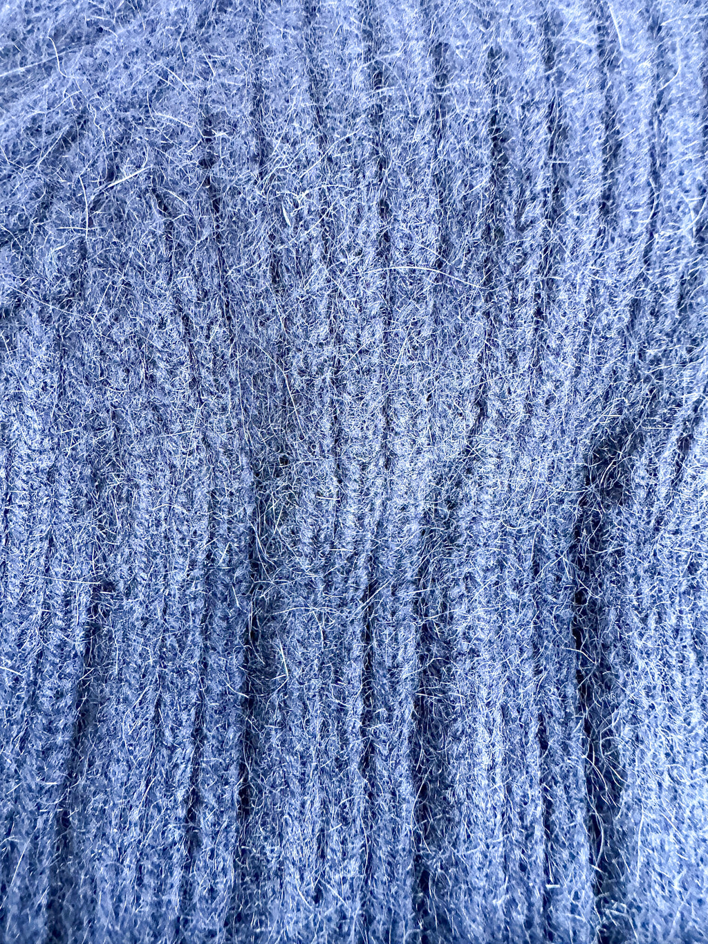 Drake's Navy Lambswool Angora Beanie Hat