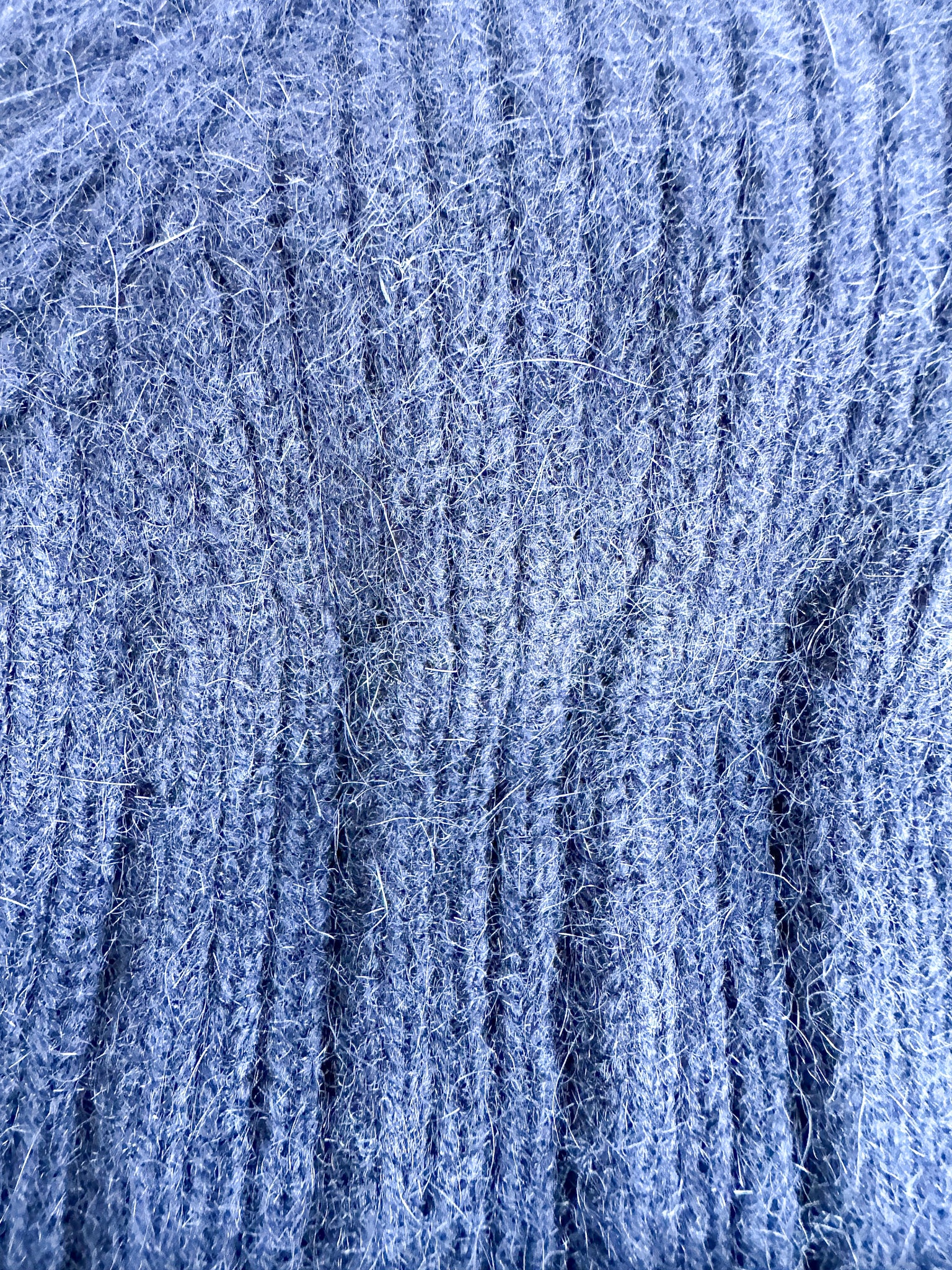 Drake's Navy Lambswool Angora Beanie Hat