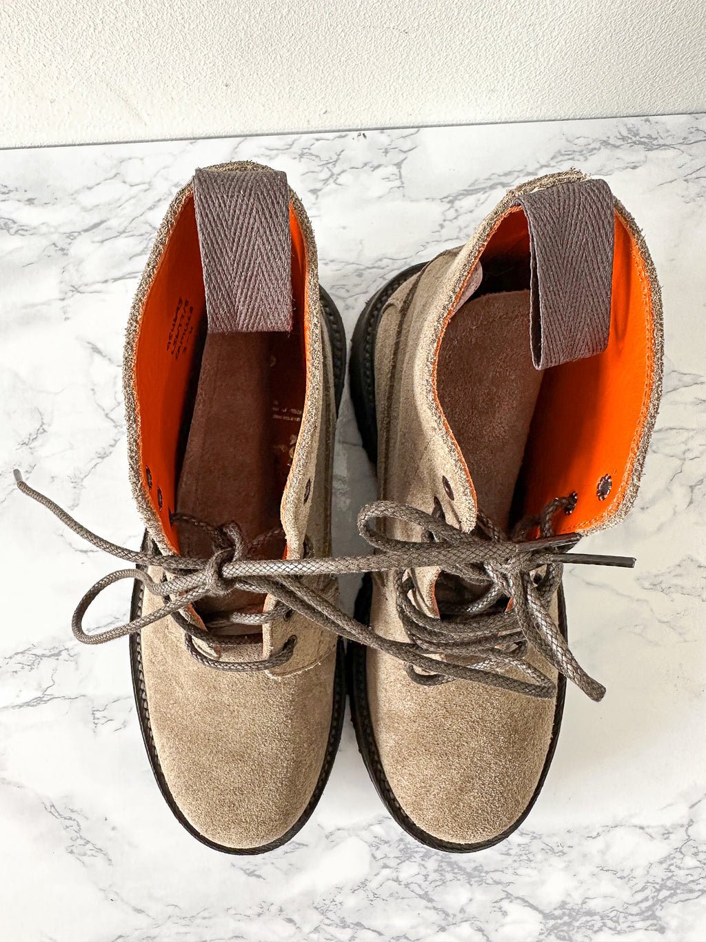 Tricker's Camilla Grey Suede Lace-Up Ankle Derby Country Boots