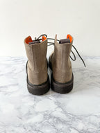 Tricker's Camilla Grey Suede Lace-Up Ankle Derby Country Boots